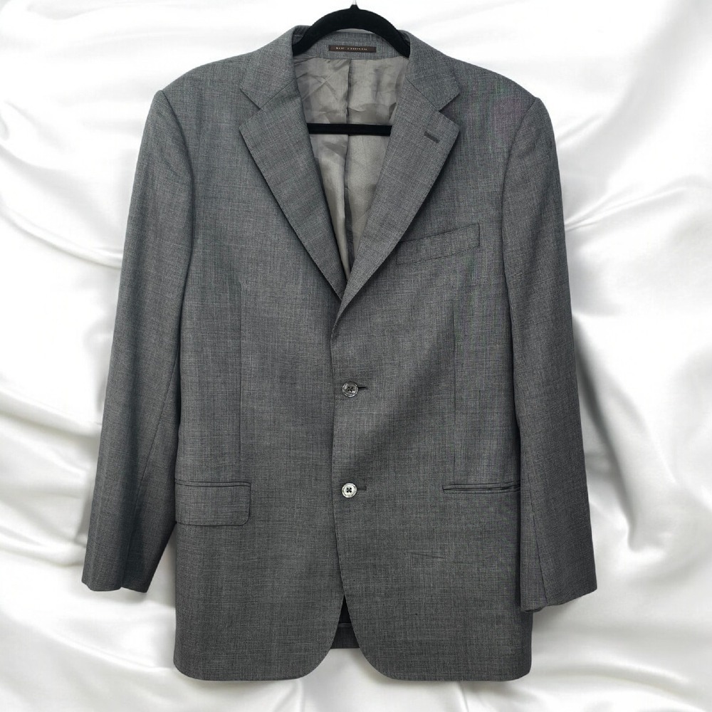 J. Hilburn Blazer Vitale Barberis Caninico Wool Sport Coat Jacket, 40 Large READ